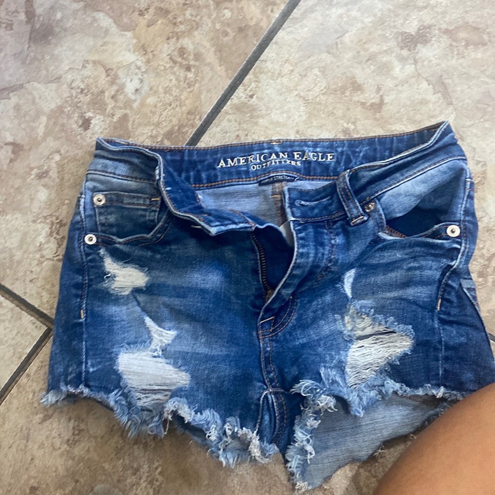 American eagle super stretch shorts size 00